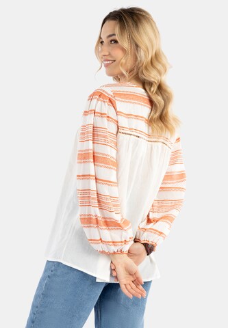 IZIA Bluse in Orange