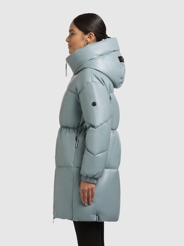 khujo Wintermantel 'Lorsa' in Blau