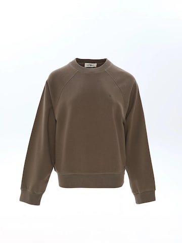NOWIHT Sweatshirt 'Elowen' in Groen: voorkant