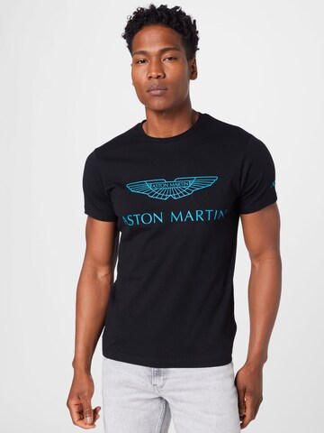 Hackett London T-Shirt in Schwarz: predná strana