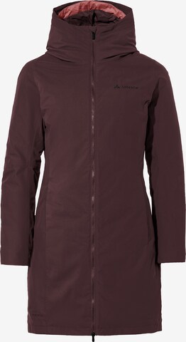VAUDE Jacke ' Annecy' in Braun: Vorderseite