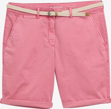 TOM TAILOR Broek in Roze: voorkant