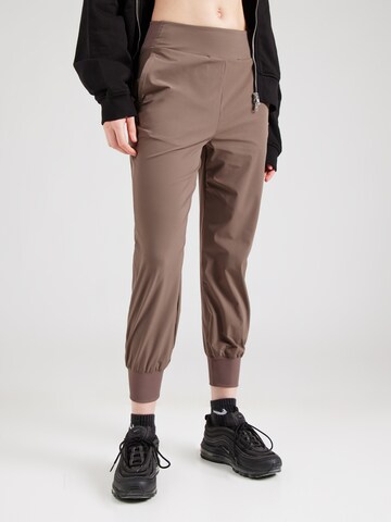 NIKE Tapered Sporthose in Beige: Vorderseite