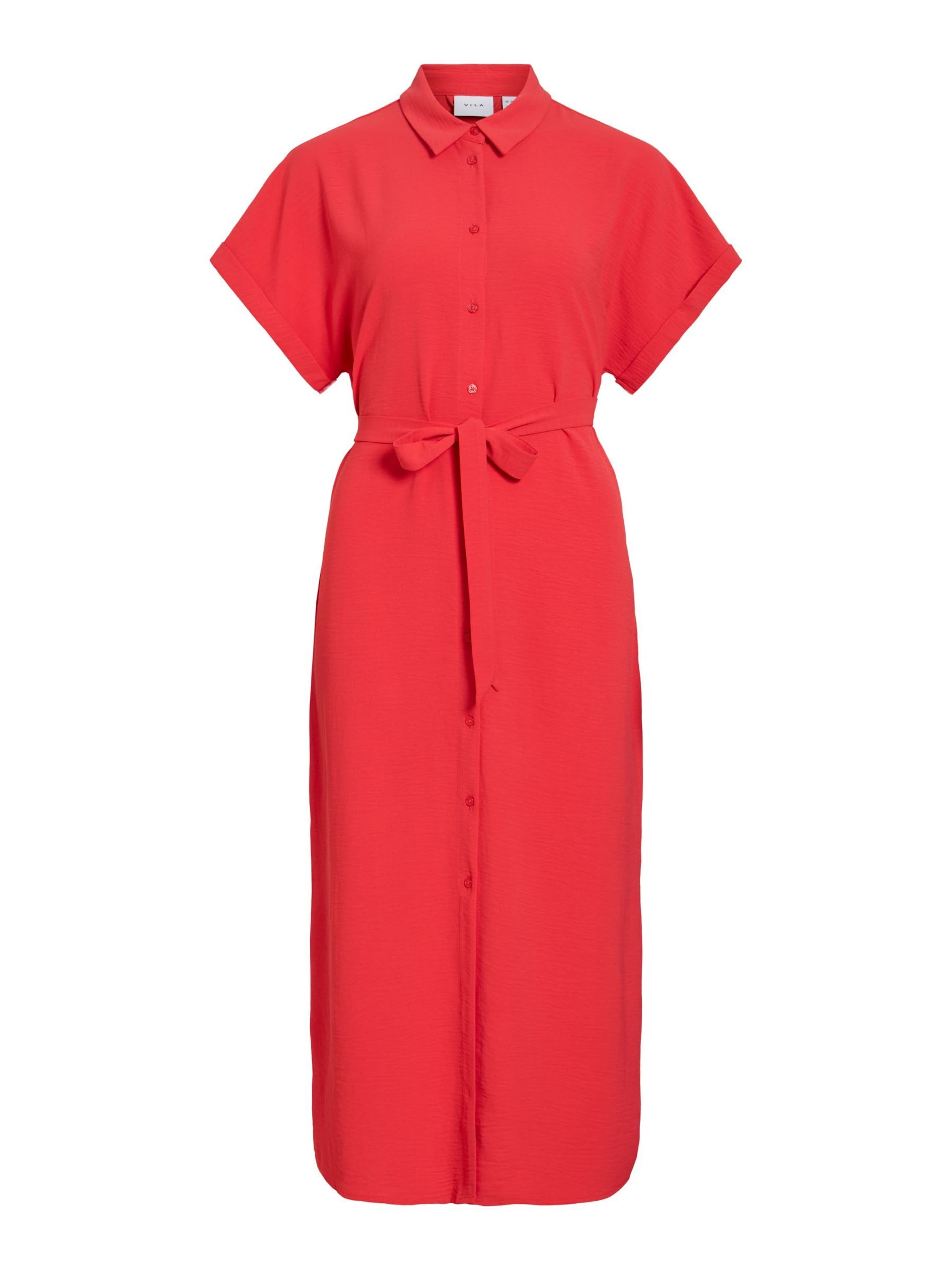 VILA Blousejurk 'VIJaylo' in Rood: voorkant