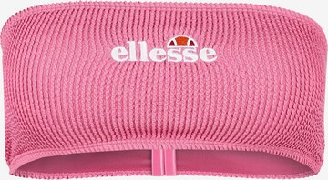 ELLESSE Bandeau Bikini Top 'Assa' in Pink: front