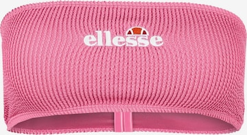 ELLESSE Bandeau Bikini Top 'Assa' in Pink: front