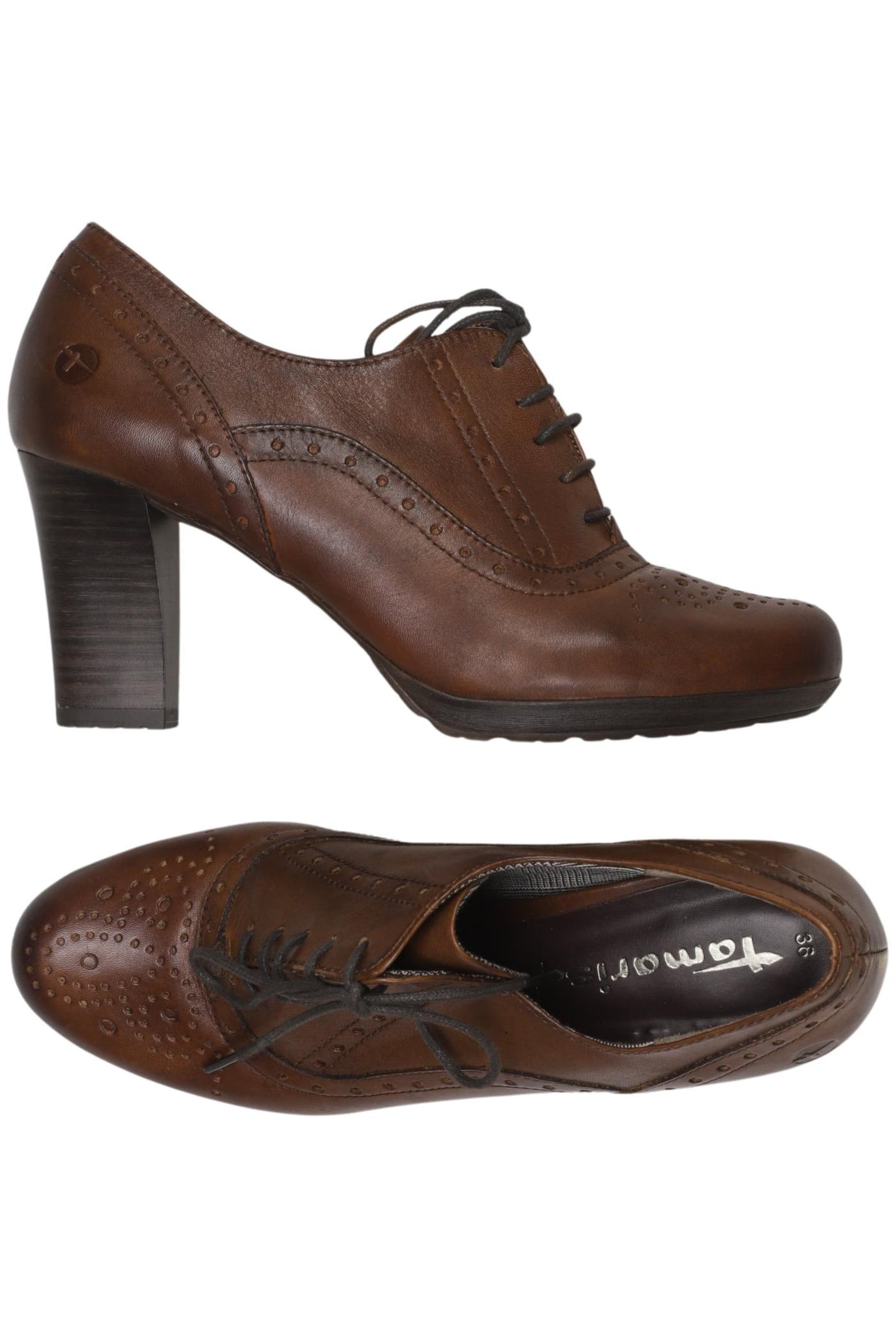Tamaris Halbschuh 38 in Braun: Vorderseite