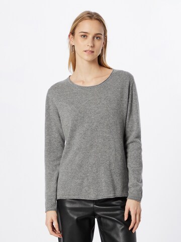 Zwillingsherz Sweater in Grey: front