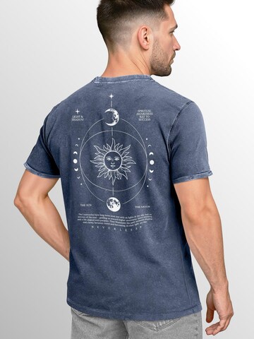 Neverless Shirt 'Spiritual Awareness' in Blue