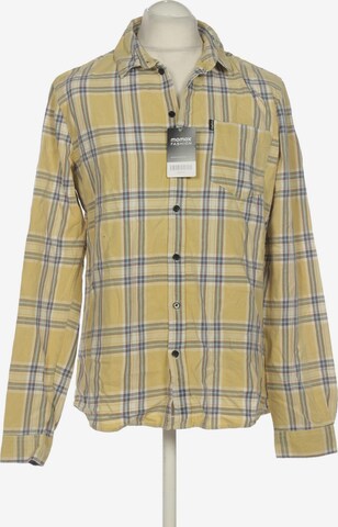tigha Button Up Shirt in L in Yellow: front