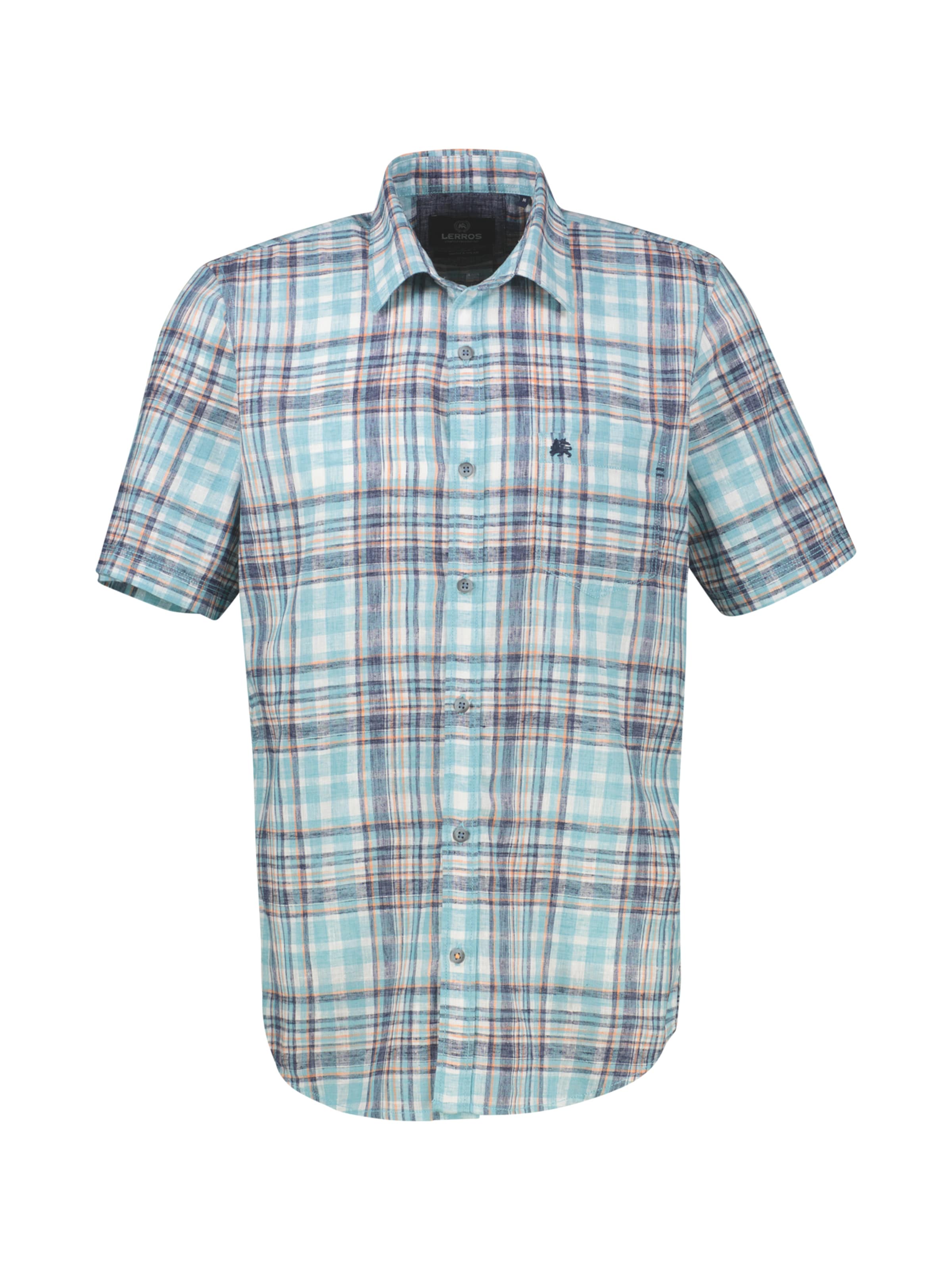 LERROS Regular fit Overhemd in Blauw: voorkant