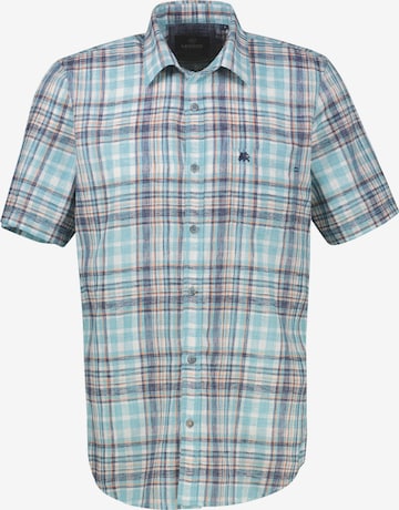 LERROS Regular fit Button Up Shirt in Blue: front