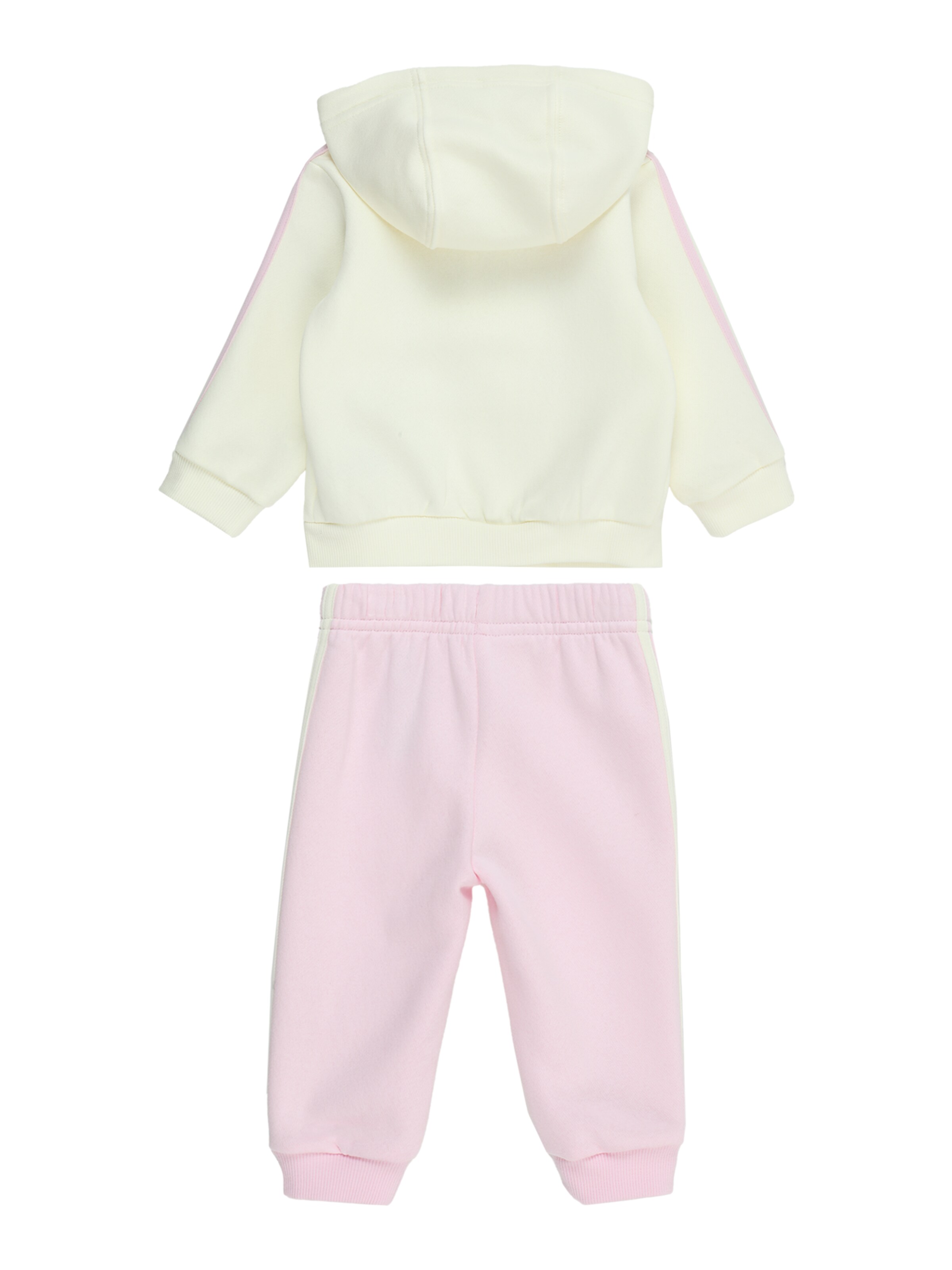 Completo per l'allenamento 'Essentials Full-Zip Hooded Jogger' di ADIDAS SPORTSWEAR in rosa