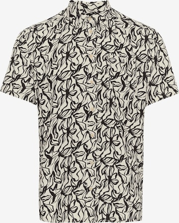 Coupe regular Chemise ' BHAVIAN ' BLEND en noir : devant