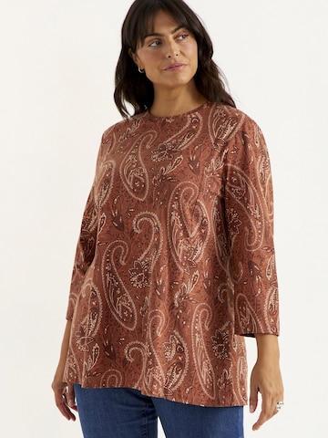 Cellbes of Sweden Tuniek in Bruin: voorkant