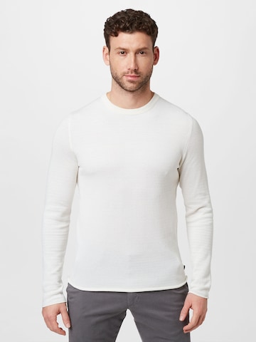 Pullover 'NIGUEL' di Only & Sons in bianco: frontale