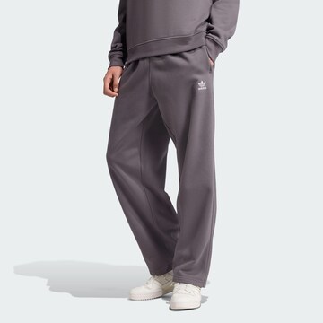 ADIDAS ORIGINALS Loosefit Housut 'Trefoil Essentials' värissä harmaa: etupuoli