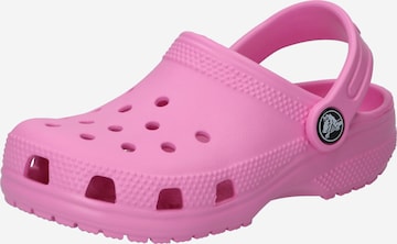Pantofi deschiși 'Classic' de la Crocs pe roz: față