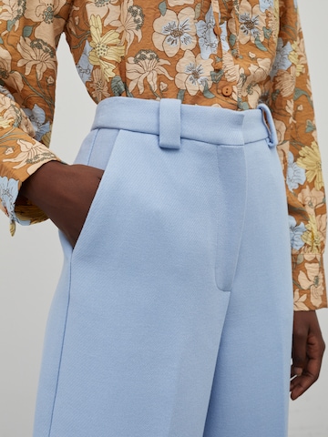 EDITED Regular Trousers with creases 'Anne' in Blue