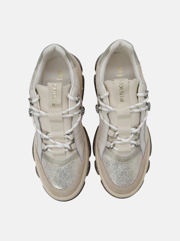 PINKO Sneakersy niskie 'ATHENA' w kolorze srebrny