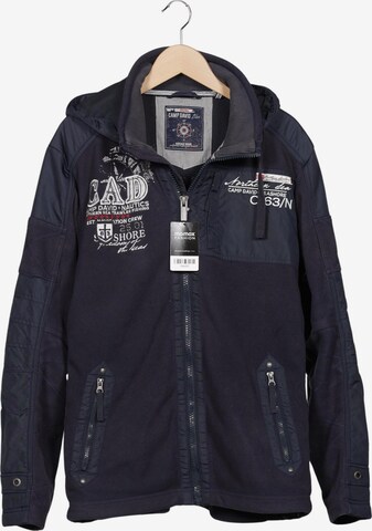 CAMP DAVID Jacke XL in Blau: Vorderseite