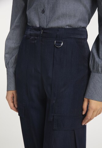 usha BLUE LABEL - Tapered Pantalón cargo en azul