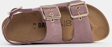 Bayton Strap sandal 'Rosa' in Purple