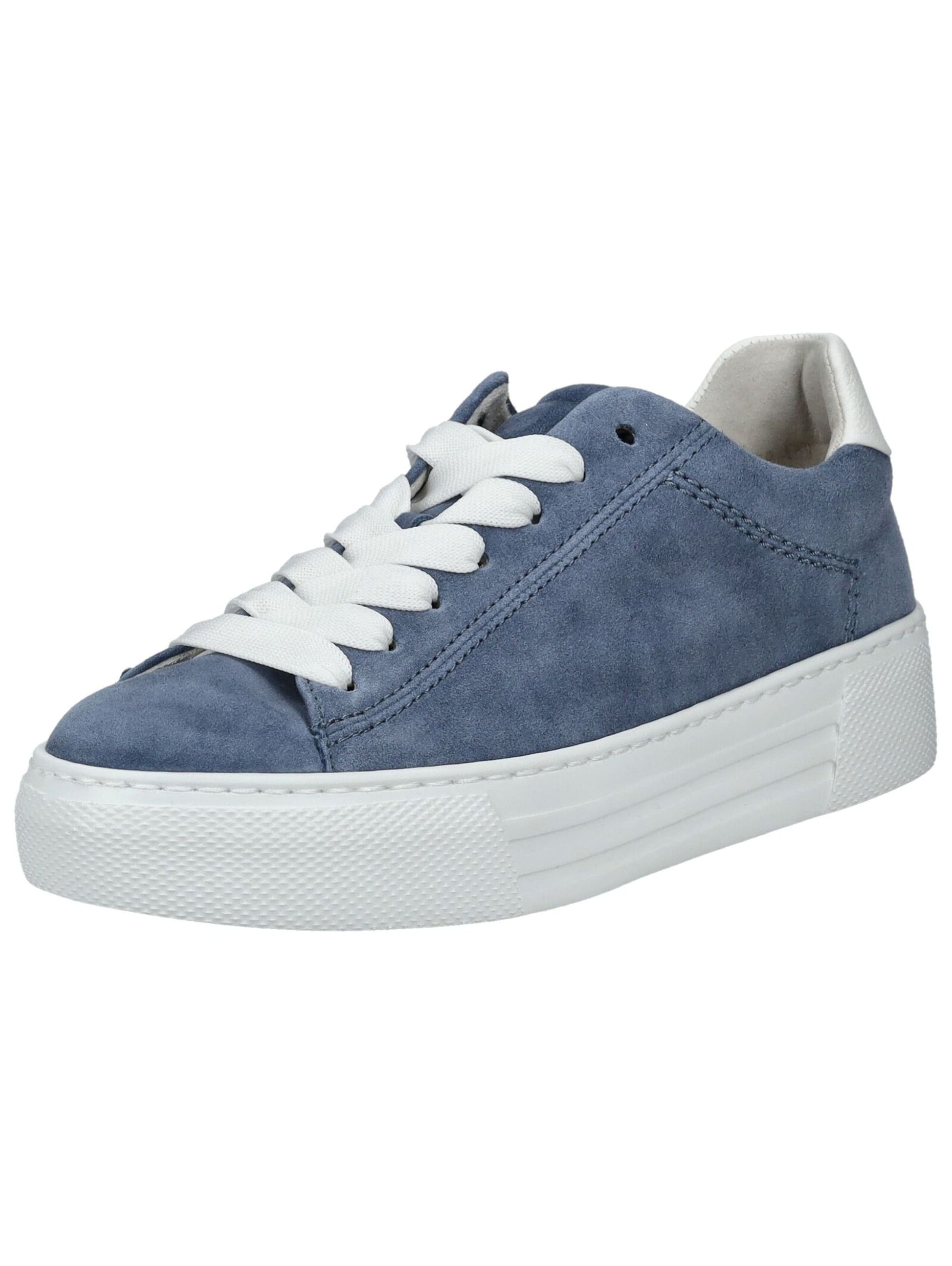 Baskets basses GABOR en bleu : devant