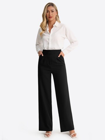 Imily Bela Wide leg Bandplooibroek in Zwart