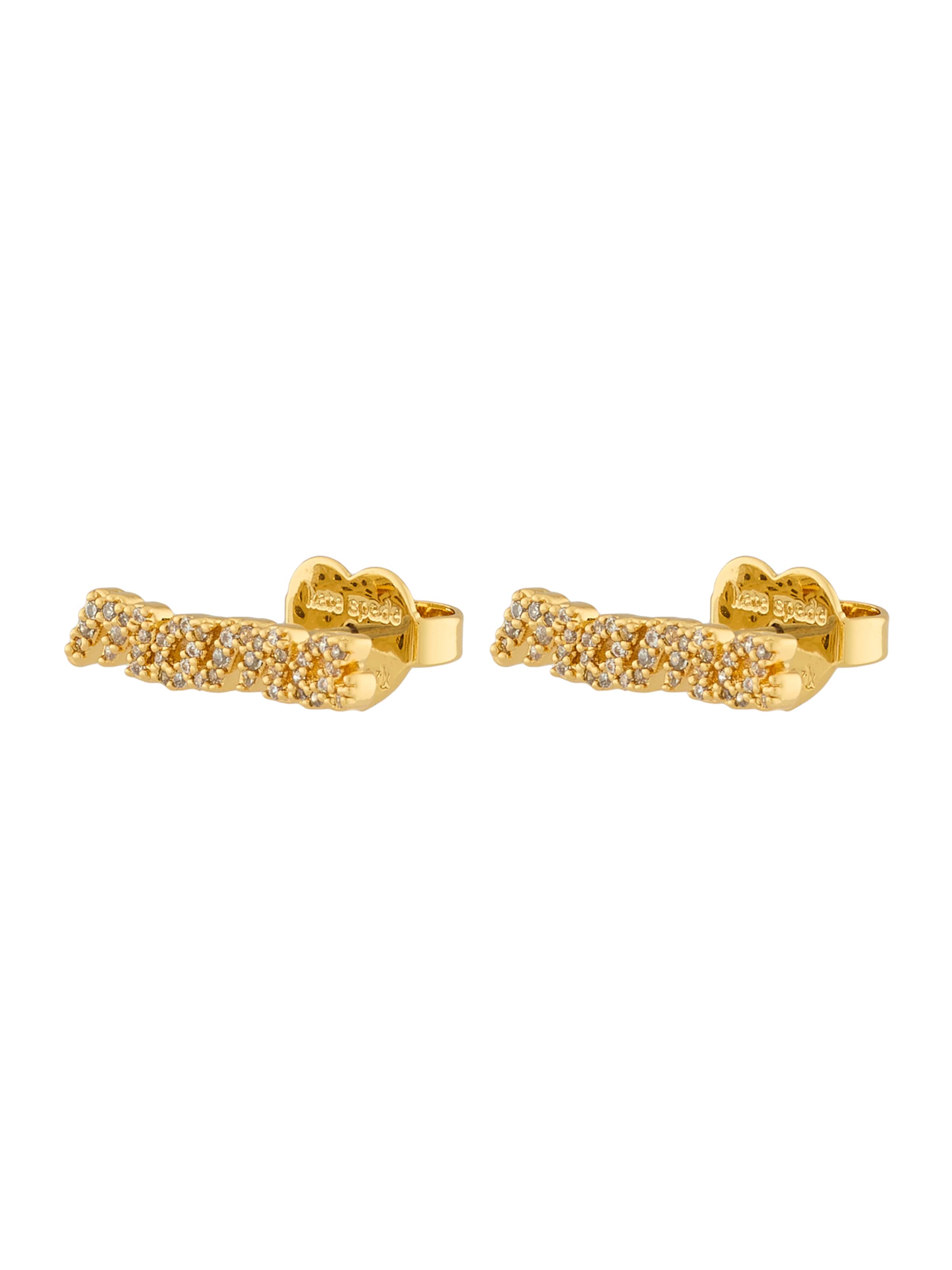 Boucles d'oreilles 'Mama Said Pavé-Ohrstecker' Kate Spade en or : devant