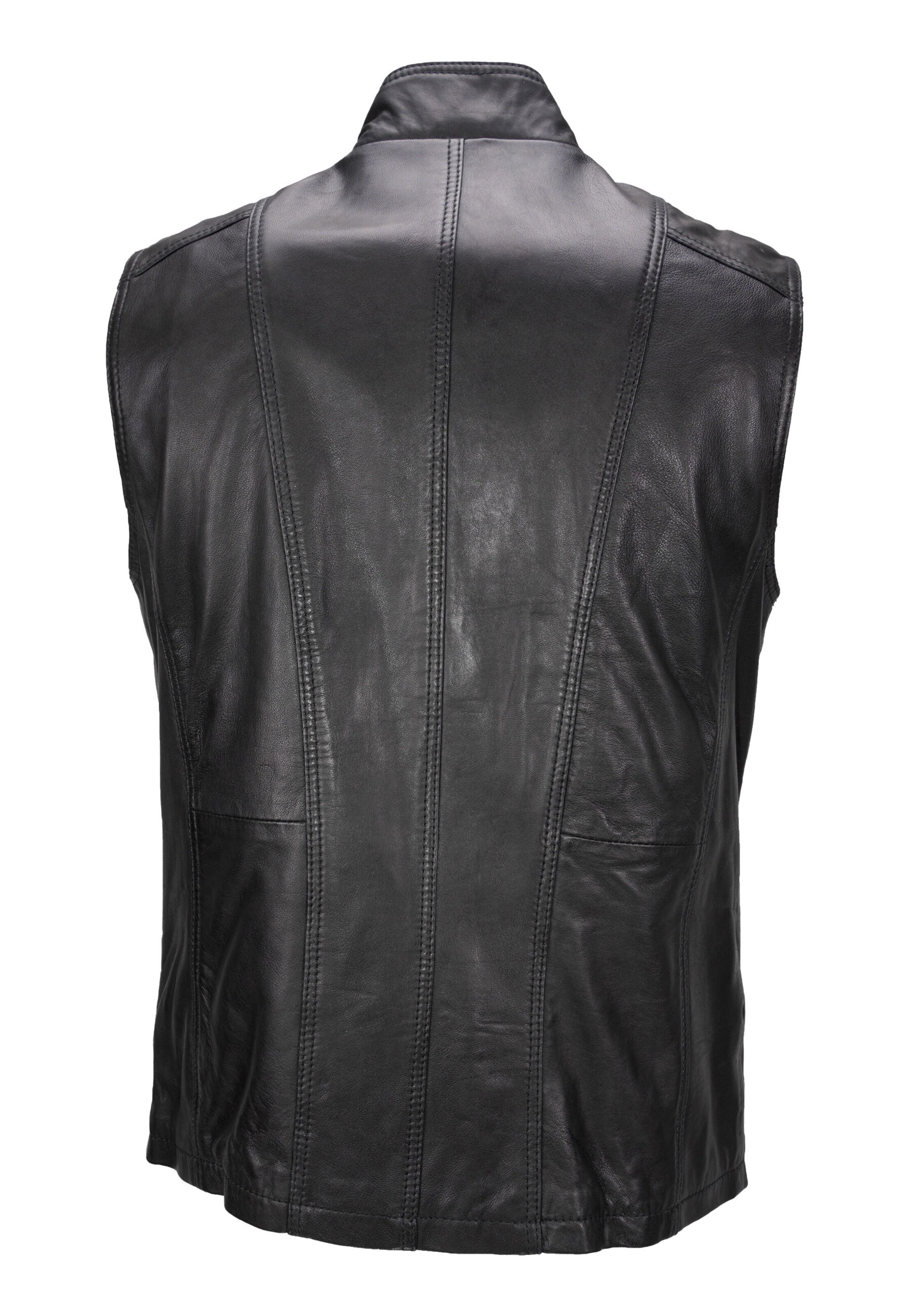 LOLUS Vest 'Egon' in Black