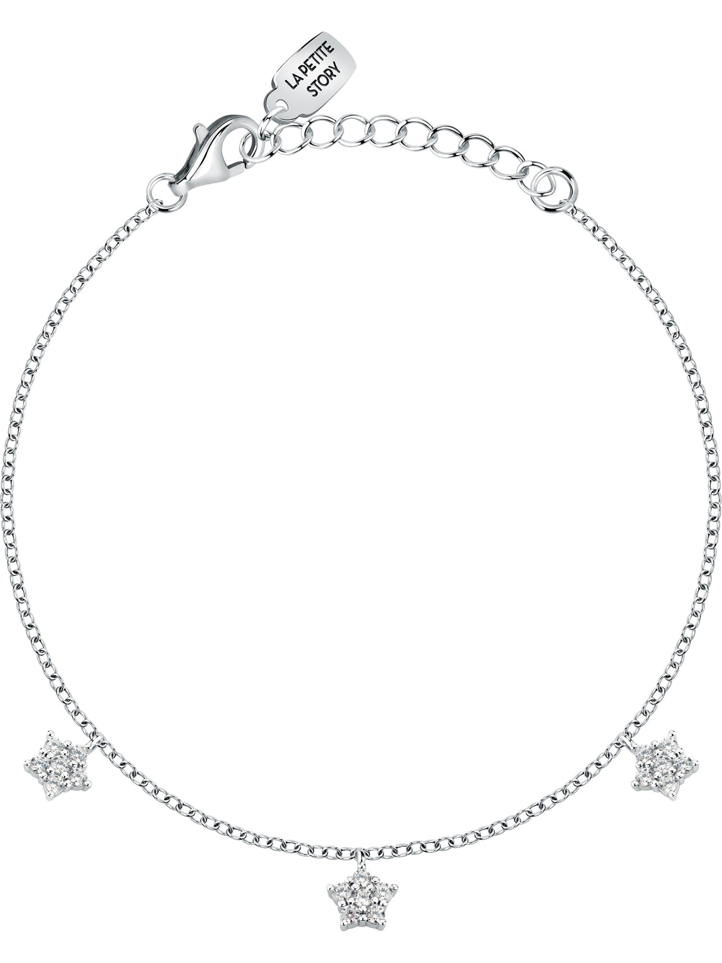 La Petite Story Bracelet in Silver: front