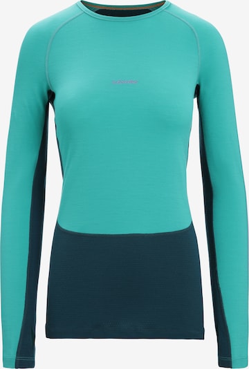 ICEBREAKER T-shirt fonctionnel en marine / turquoise / violet clair, Vue avec produit