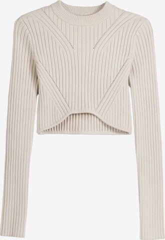 Bershka Sweater in Grey: front