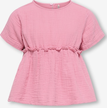 ONLY GIRLS Pusero 'KMGTHYRA' värissä vaaleanpunainen: etupuoli