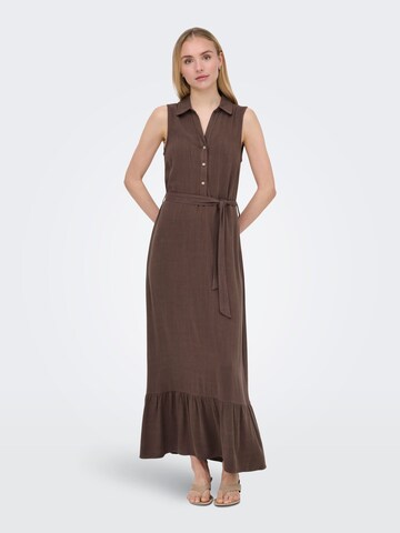 ONLY Kleid 'ONLSiesta' in Braun: Vorderseite