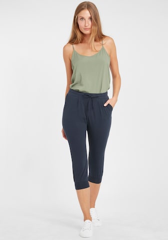 b.young Tapered Pleat-Front Pants 'Pandina' in Blue
