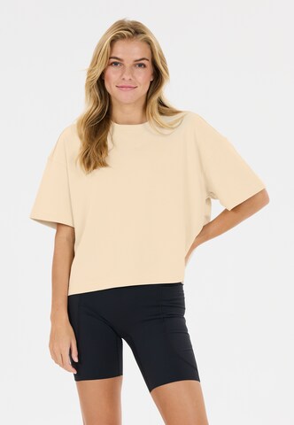 Athlecia Shirt 'Crecy' in Beige: front