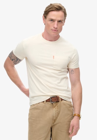 Superdry Shirt 'Essential' in Beige: front
