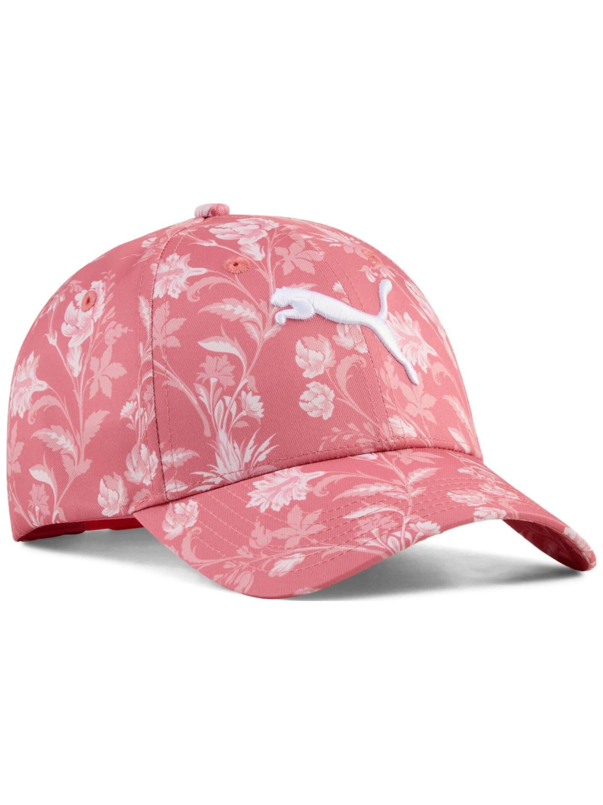 PUMA Sportpet 'Puma Ess Elevated Aop Bb Cap' in Roze