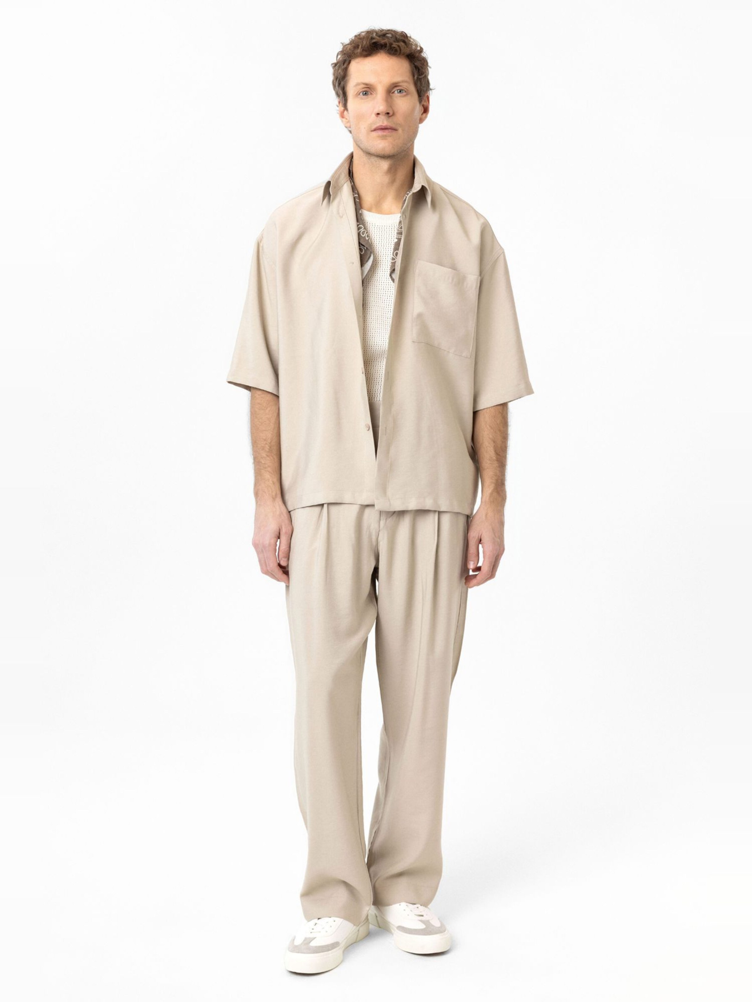 bēšs Antioch Standarta piegriezums Krekls