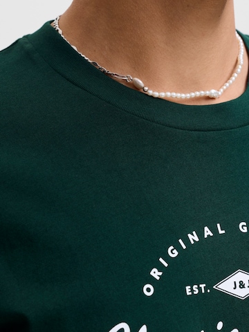 Jack & Jones Plus Тениска 'JPRBLUZANDER' в зелено