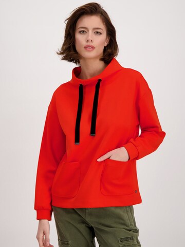 monari Sweatshirt in Rood: voorkant