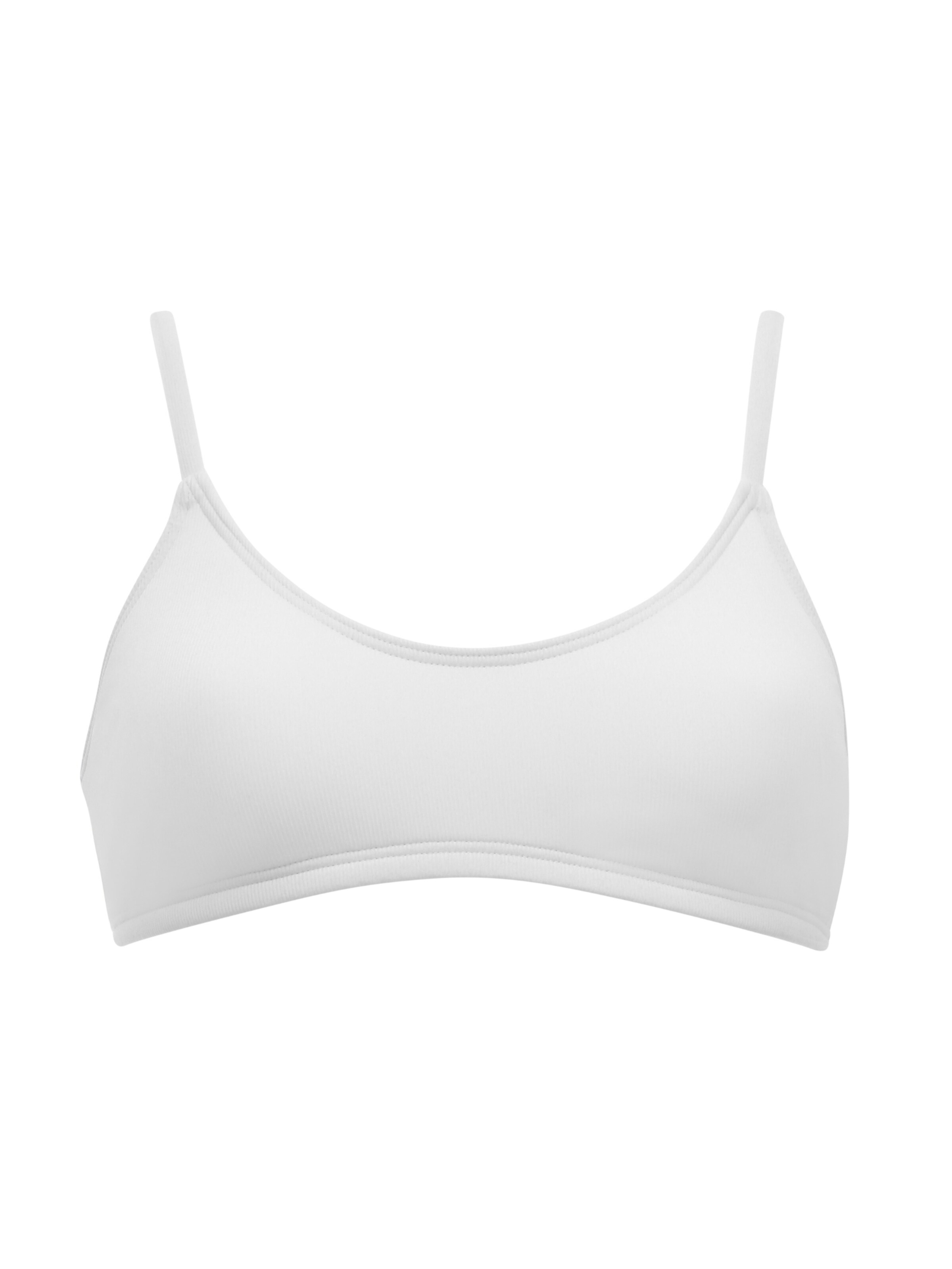 VIVID Bustier Bikini zgornji del | bela barva: sprednja stran