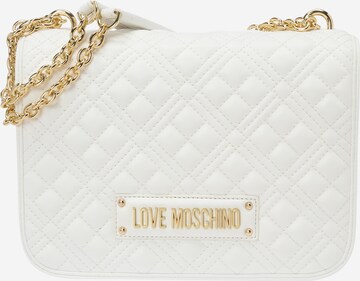 Love Moschino Taška přes rameno – bílá