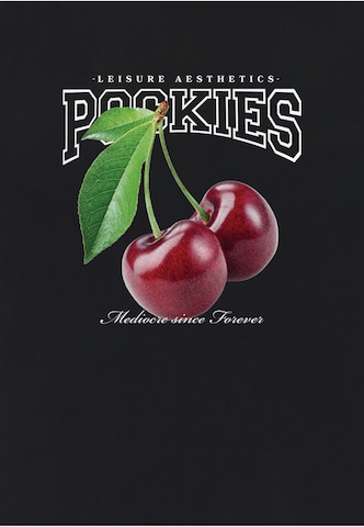 Pockies T-Shirt 'Cherries' in Schwarz