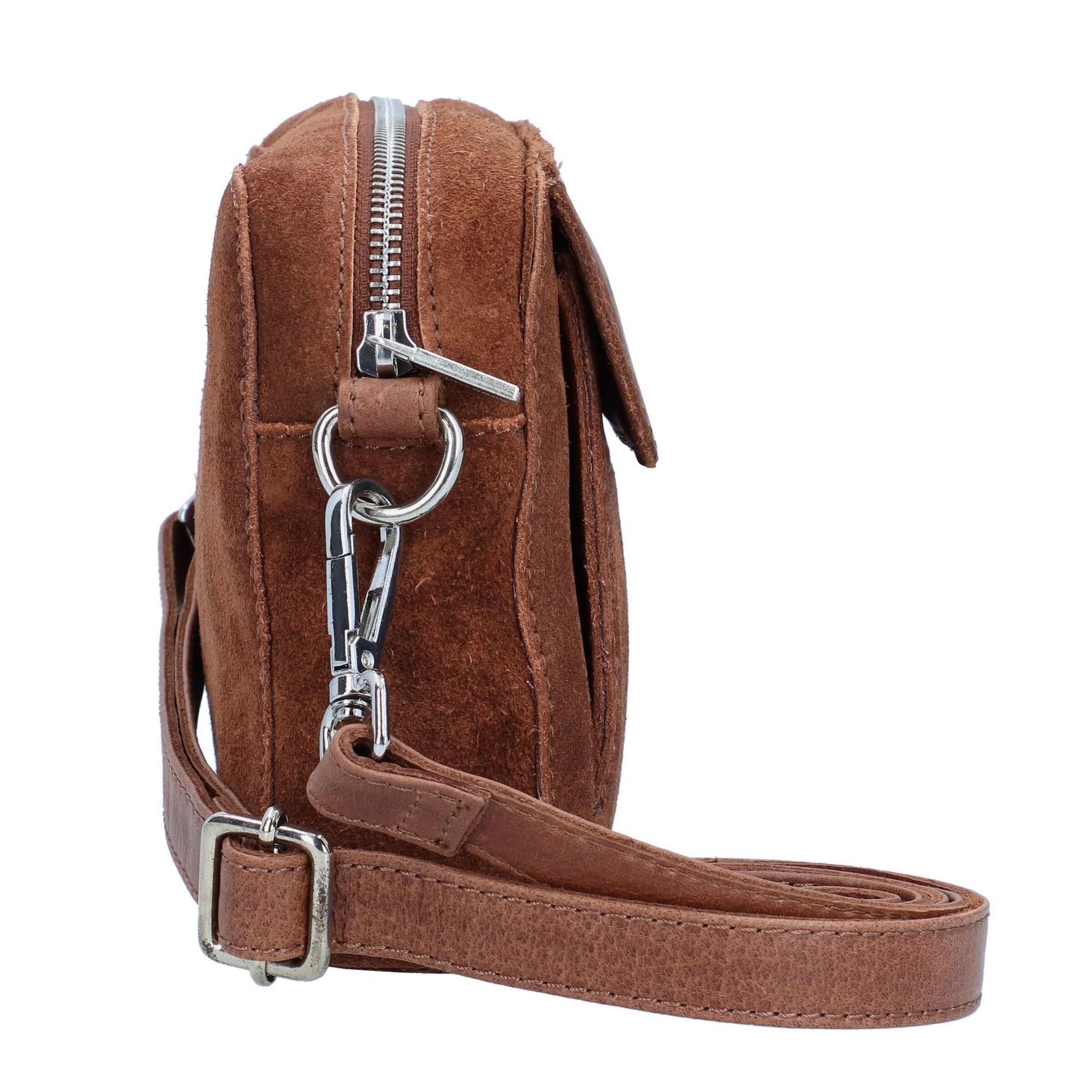 Borsa a tracolla 'Carlyle' di Cowboysbag in marrone