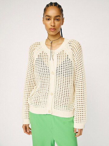 Cardigan 'Charlie' OBJECT en beige : devant