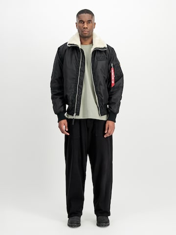 ALPHA INDUSTRIES Regular fit Winter jacket in Black