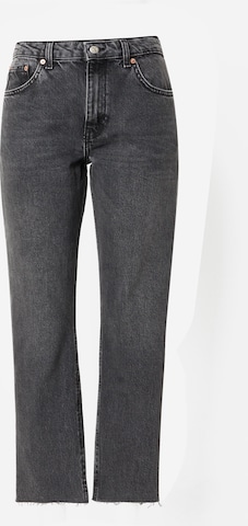 TOPSHOP Regular Jeans in Black: front